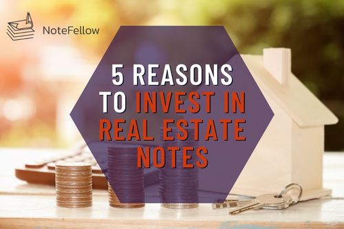 Image of Model Home with "5 Reasons to Invest in Real Estate Notes"